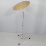 A Paiste crash cymbal on stand, with impressed makers mark. Diameter 61cm.