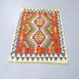 A Chobi Kilim rug. 113x82cm.