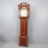 JAMES PIRIE OF CULLEN, a 19th century Scottish mahogany cased eight day longcase clock, with 12"