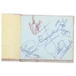 THE ROLLING STONES - An Autograph album containing signatures of Mick Jagger, Bill Wyman, Brian
