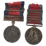 A pair of 19th century campaign medals, comprising a Wellington Waterloo 1815 medal with bars