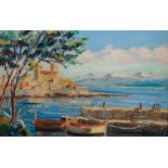 Louis Vigon (1897 - 1985), South of France, impasto oil on board, signed, 20cm x 30cm, framed