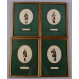 INDIAN INTEREST - a set of 4 watercolours, studies of military uniform, 13th Bengal Lancers, 6th
