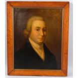Early 19th century Irish School, oil on canvas, head and shoulders portrait of Edouard Deehy,