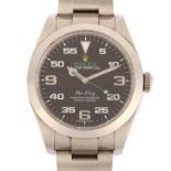 ROLEX - a stainless steel Air-King Oyster perpetual automatic bracelet watch, ref. 116900, circa