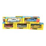 CORGI TOYS - a group of 5 "Take Off Wheels and Golden Jacks" boxed vehicles, including Corgi 273