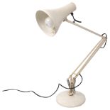A late 20th century anglepoise lamp