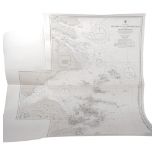2 admiralty charts, including Kue Shan Islands to Yangtze Kiang, 1937, 100cm x 100cm, and the