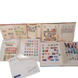 Various UK and worldwide stamps, including Australia, partial stamp album, sheets of stamps etc