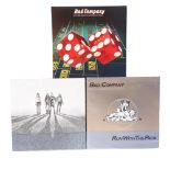 BAD COMPANY - a group of albums to include Burning Sky, Straight Shooter and Run With The Pack (3)