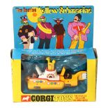 CORGI TOYS - The Beatles Yellow Submarine Corgi Toys model 803, in original box The Yellow Submarine