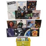 A large quantity of mixed albums, to include Blow Monkeys, Stray Cats, Hughie Lewis and The News,