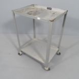 WESTRA - A 2-tier industrial equipment or stationary trolley.49x64x37cm.