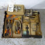 Files, chisels, clamps, fret saw etc.