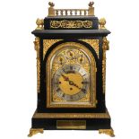Henry Robinson & Wells of Shrewsbury, fine quality late 19th century exhibition bracket clock,