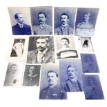 CRICKET INTEREST. Andrew Stoddart, Wisden's cricketer of the year 1893 - A group of photographs,