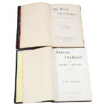 CRICKET INTEREST. Two books. 'Famous Cricketers and Cricket Grounds 1895' Edited by C.W. Alcock,