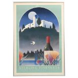 Stephen Haines Hall, a Sterling Vineyards, Napa Valley, California, Advertising poster, circa