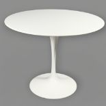 Eero Saarinen for Knoll International, a tulip dining table with maker's plaque, height 73cm,