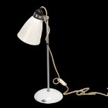 Peter Bowles for Original BTC, desk lamp with ceramic shade and base, with original label, height
