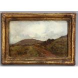 Richard W West, A Bit On Little Sugar Loaf (Ireland), 1886, oil on panel, inscribed verso, 13cm x