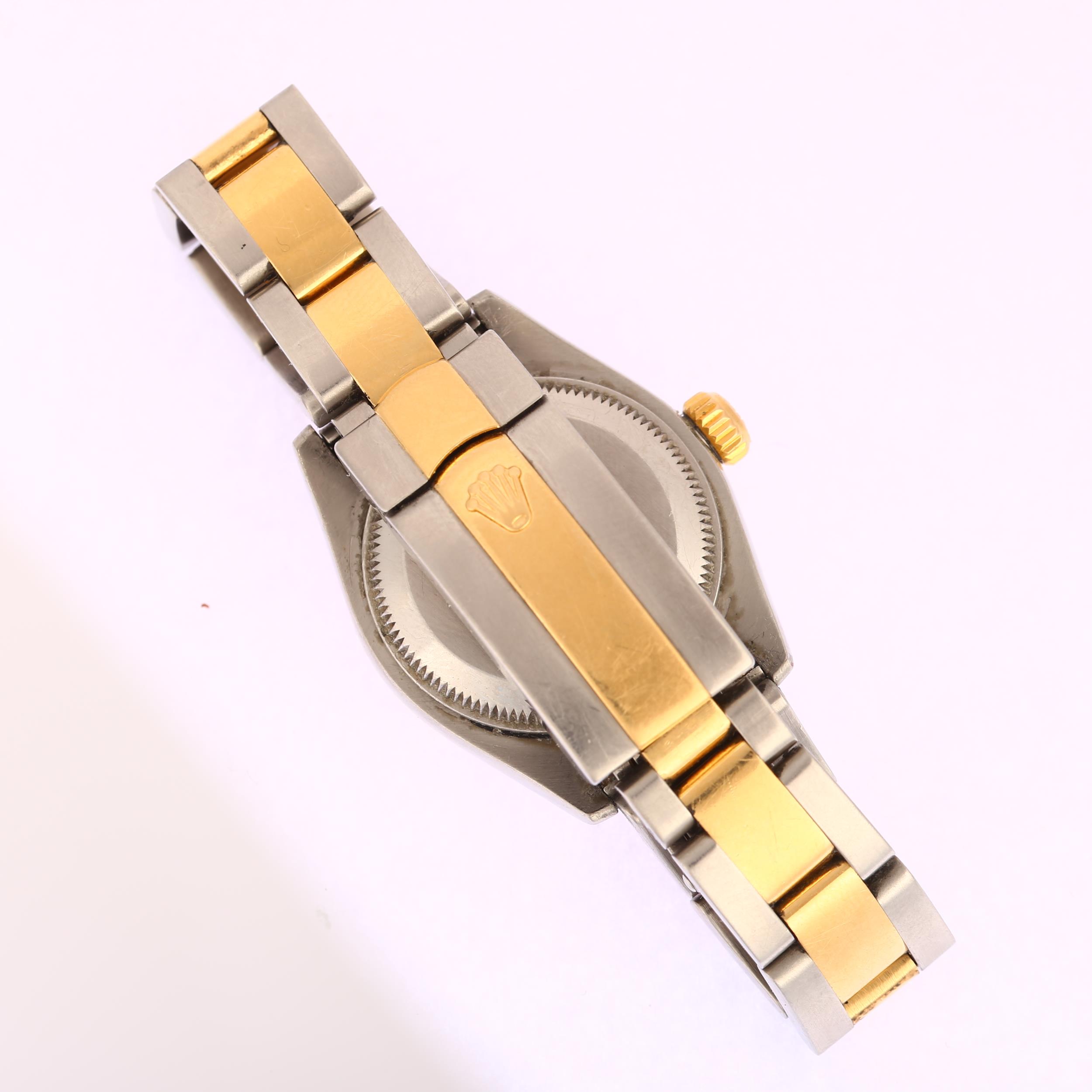 ROLEX - a lady's bi-metal Oyster Perpetual Datejust automatic bracelet watch, ref. 79163 / 2320, - Bild 3 aus 5