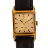 OMEGA - a lady's gold plated stainless steel De Ville mechanical wristwatch, ref. 511.255, circa
