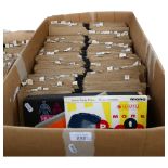 A quantity of approx 150 x 78rpm records, various genres and titles, all in associated protective