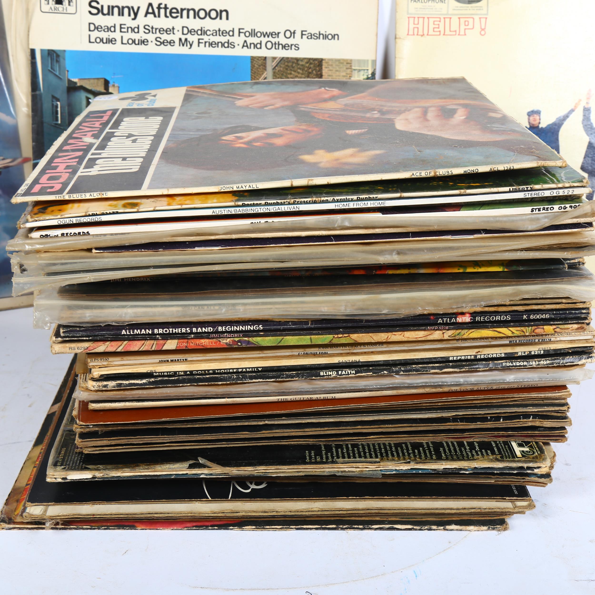A quantity of vinyl LPs, including various artists such as the Beatles, The Jimi Hendrix Experience, - Image 2 of 2