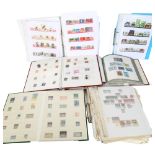 A large quantity of worldwide stamp albums, including Germany, Gibraltar, Argentina etc