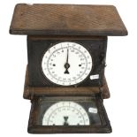 A 20th century Weighette cast-iron baby weighing scales, W27cm