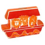 A Carlton Ware Noah's Ark money box, L18cm