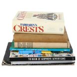 "Fairbairn's Crests", books on samplers and quilts etc