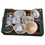 A boxful of Vintage ceramic jelly moulds