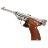 A "Hy-Score" .177 model air pistol (American), with moulded plastic handle (A/F), L26.5cm The handle