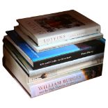 Reference books on architects including Lutyens, and William Burges "The High Victorian Dream"