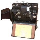 GB EQUIPMENTS LTD - a World War II film projector, in original carry case, model S516, no. 483