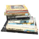 Ceramics reference books, including Susie Cooper, Clarice Cliff and Belleek