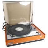 A Goldring Lenco GL75 stereo transcription turntable