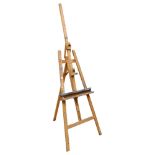 A Daler-Wroney, floor standing artist's easel