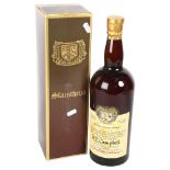 A boxed Slaintheva 66floz Blended Scotch Whisky