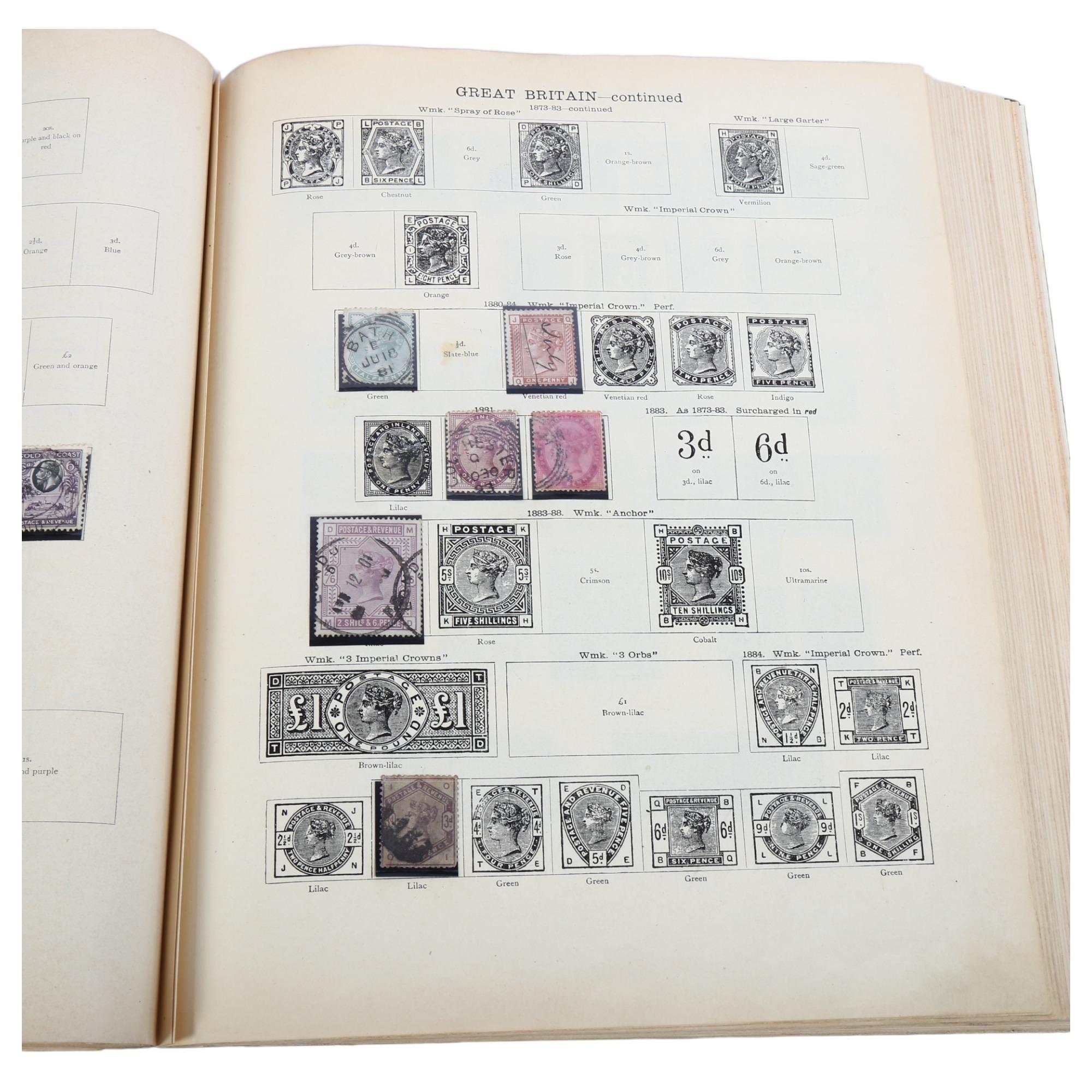 A new Ideal postage stamp album, containing Commonwealth and worldwide stamps, including the
