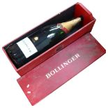 A Bollinger Nebuchadnezzar (15 litre) Champagne bottle, in original fitted box, probably for display