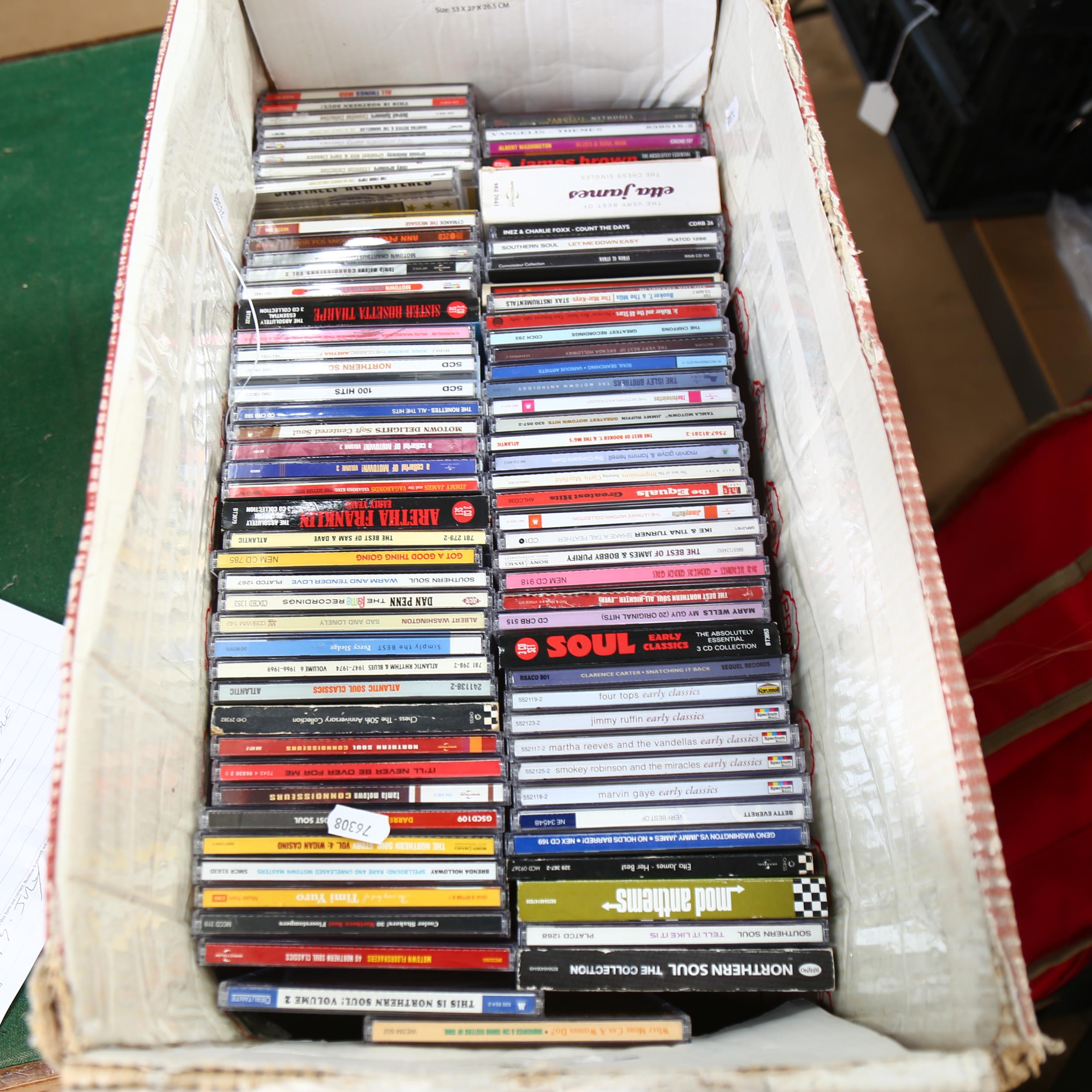 A large quantity of CDs, all re-cased in new Jewel cases, including such genres as Northern Soul, - Bild 2 aus 2