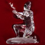 A Swarovski Crystal Masquerade figure depicting harlequin, 13cm, 2001, boxed