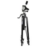 MANFROTTO - a #074 Manfrotto tripod, and a 329 Manfrotto tripod head