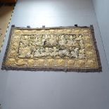 A Burmese Kalaga tapestry / wall hanging. Overall 270x139cm.