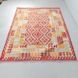 A Chobi Kilim rug. 198x150cm.