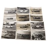 MOTORSPORT INTEREST - a collection of original 1950s' racing car photographs, includes Formula 1 int