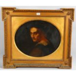 After Andrea Del Sarto, portrait of the artist, probably 18th or 19th century, oil on canvas laid on